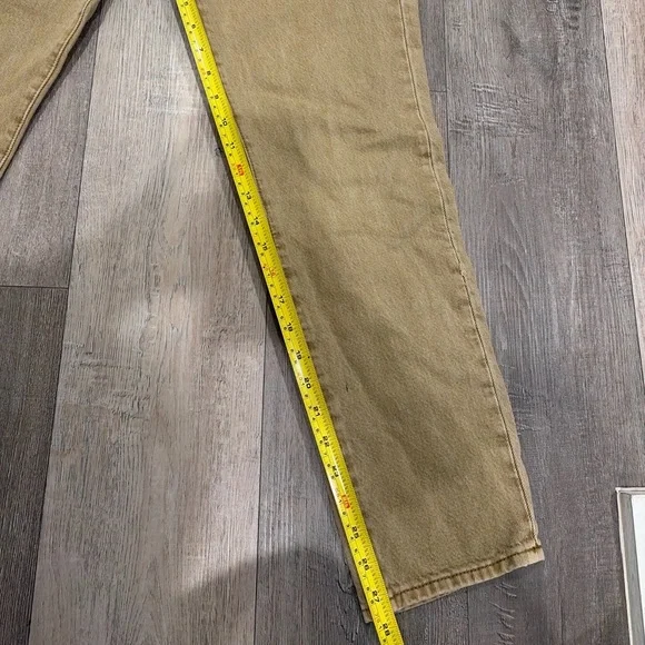 Rolla’s Dusters Jeans Tan High Rise Slim Straight Vintage Size 30 - Picture 9 of 12
